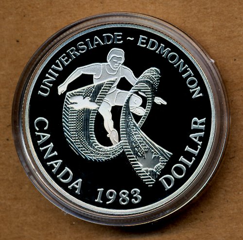 Commems-Collection-Canadian:-1983-University-Games-Silver-Dollar