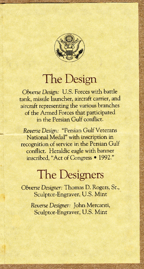 Commems-Collection-Medals:-Persian-Gulf-National-Medal-Options