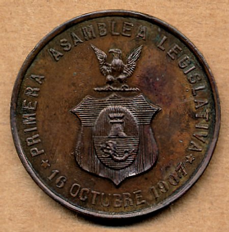 Commems-Collection-Medals:--1907-Philippines-Legislature