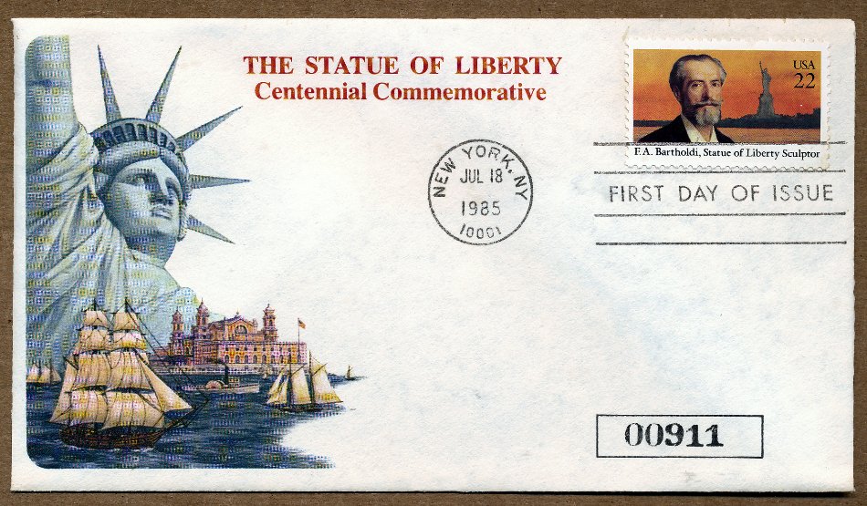 Commems-Collection-Medals:-1985-Statue-Of-Liberty-Arrival-Centennial