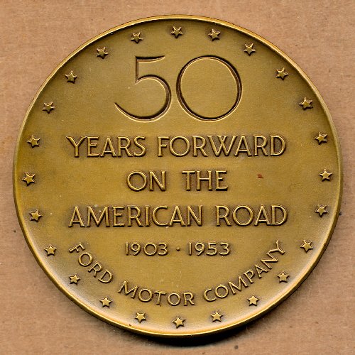 Commems-Collection-Medals:-1953-Ford-Motor-Company