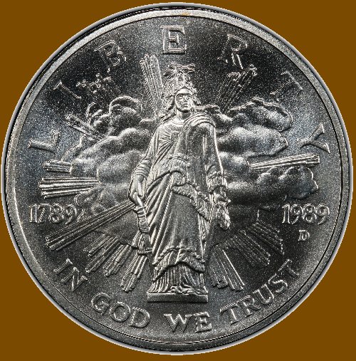 Commems-Collection-Modern:-1989-US-Congress-Bicentennial