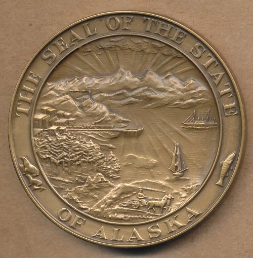 Commems-Collection-Medals:-1959-Alaska-Statehood