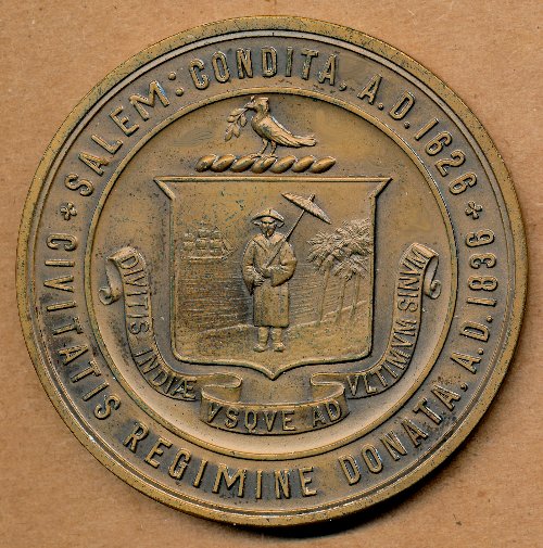 Commems-Collection-Medals:-1926-Salem,-Massachusetts-Tercentenary
