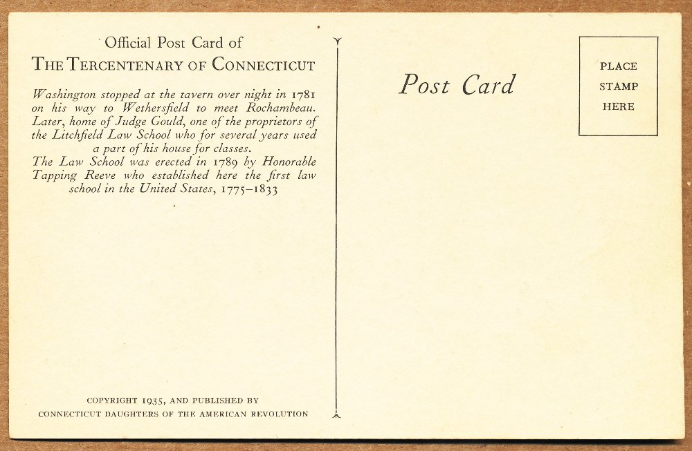 Commems-Collection-Classic:-1935-Connecticut-Tercentenary---Official-Postcards