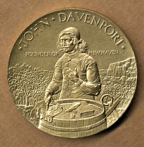 Commems-Collection-Medals:-1988-New-Haven,-CT-350th-Anniversary