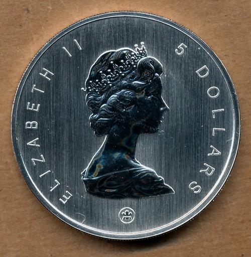 Commems-Collection-Canadian:-2008-20th-Anniversary-Silver-Maple-Leaf