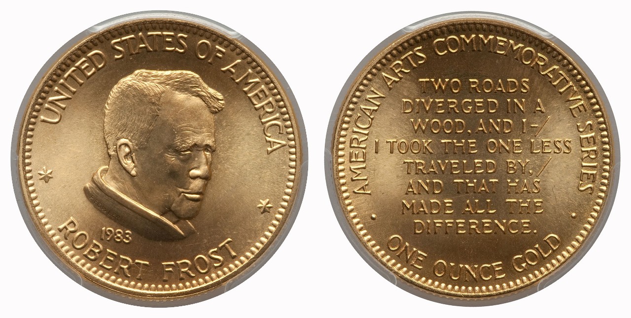 Commems-Collection-Modern:-1980-84-American-Arts-Gold-Medallions