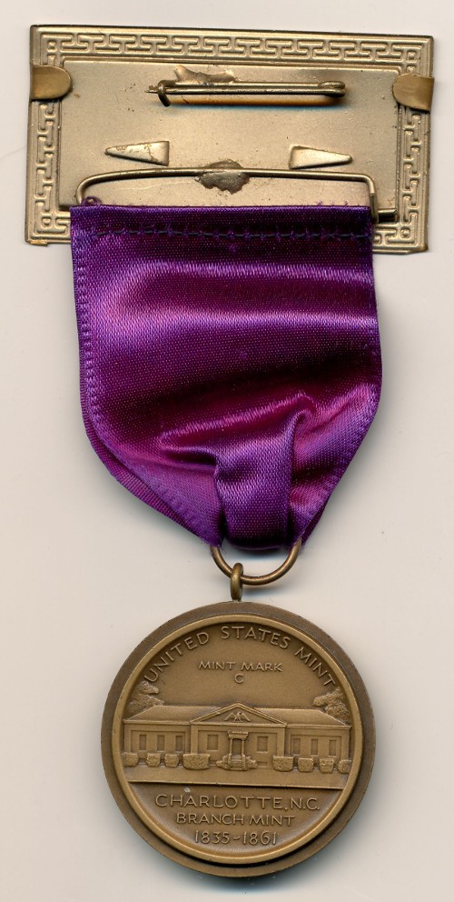 Commems-Collection-Medals:-1965-Numismatic-Award-Medal-Presented-To-Russell-B.-Robins