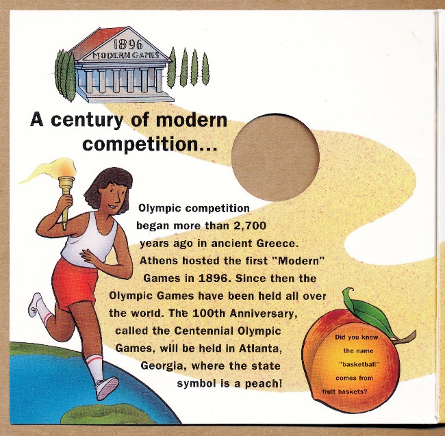 Commems-Collection-Modern:-1995-Atlanta-Olympics-Basketball-Half-Dollar-Young-Collector's-Set