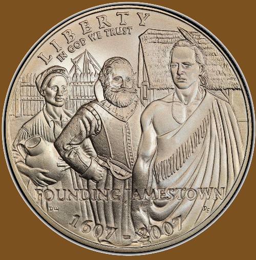 Commems-Collection-Modern:-2007-Jamestown-400th-Anniversary---Part-III-/-The-Coins