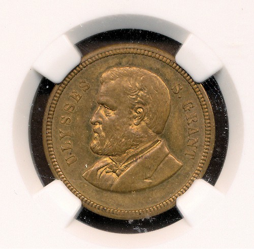 Commems-Collection-Medals:-1879-Grant-Parade-Medal-By-US-Mint