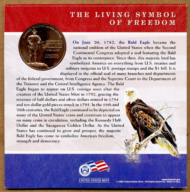 Commems-Collection-Modern:-2008-Bald-Eagle-Recovery-Coin-&-Medal-Set