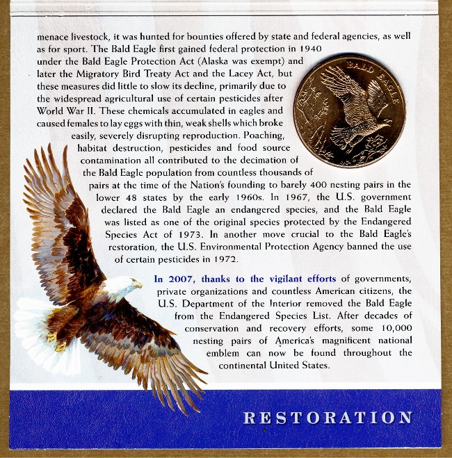 Commems-Collection-Modern:-2008-Bald-Eagle-Recovery-Coin-&-Medal-Set