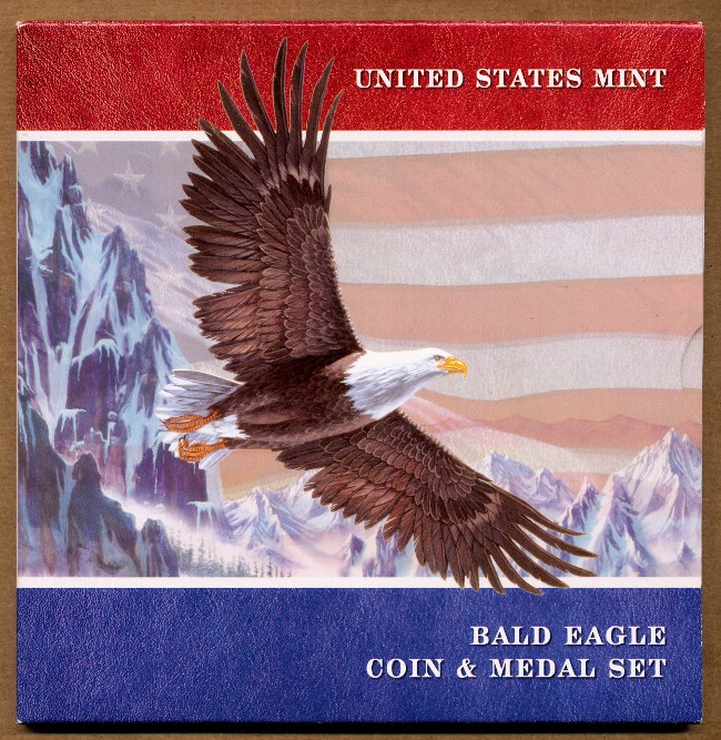 Commems-Collection-Modern:-2008-Bald-Eagle-Recovery-Coin-&-Medal-Set