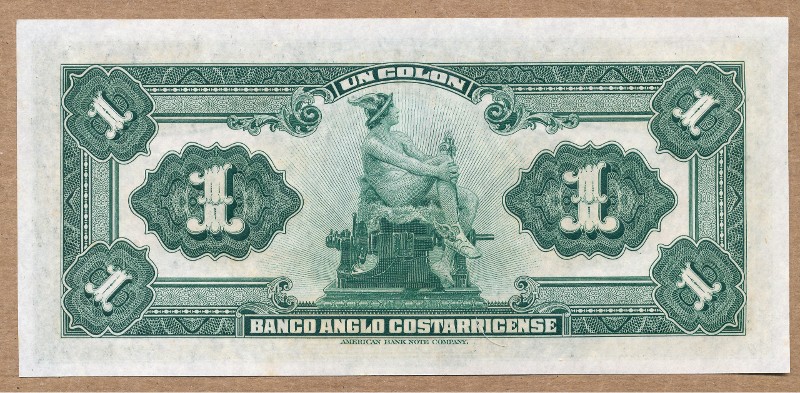 Commems-Collection-Currency:-Series-1917-Costa-Rica-Un-Colon