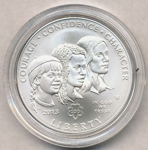 Commems-Collection-Modern:-2013-Girl-Scouts-Of-USA-Centennial---Young-Collectors-Set