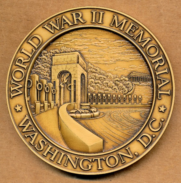 Commems-Collection-Medals:-World-War-II-National-Memorial---Washington,-DC