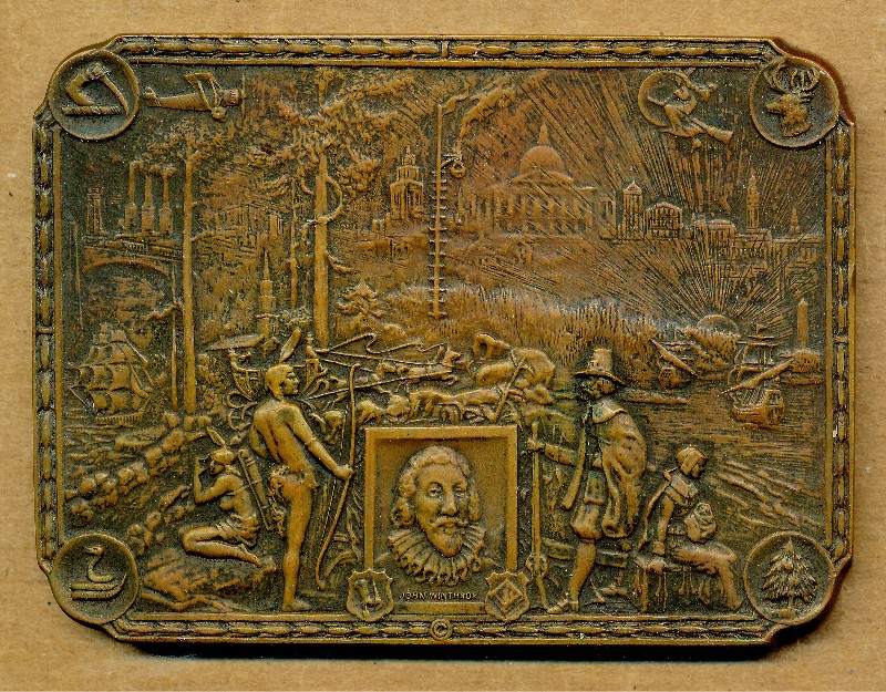 Commems-Collection-Medals:-1930-Massachusetts-Bay-Colony-300th-Anniversary---#3