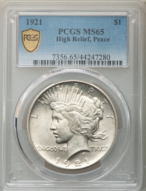 Commems-Collection-Classic:-1921-Peace-Dollar---Circulating-Commemorative-/-The-Resolution