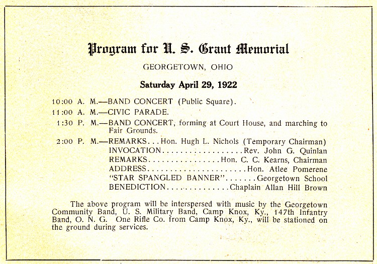 Commems-Collection-Classic:-1922-Grant-Centenary---Ohio-Celebrations