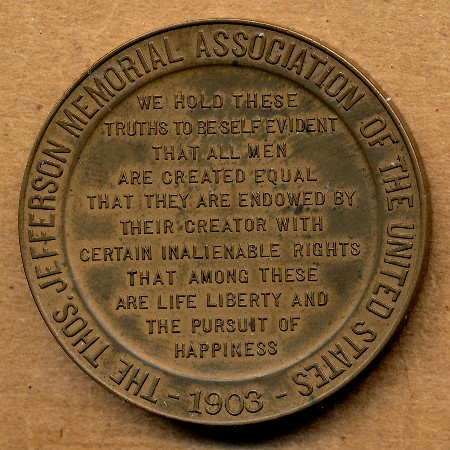 Commems-Collection-Classic:-1903-Thomas-Jefferson-Mem.---Part--II,-A-Medal's-Journey-In-Congress