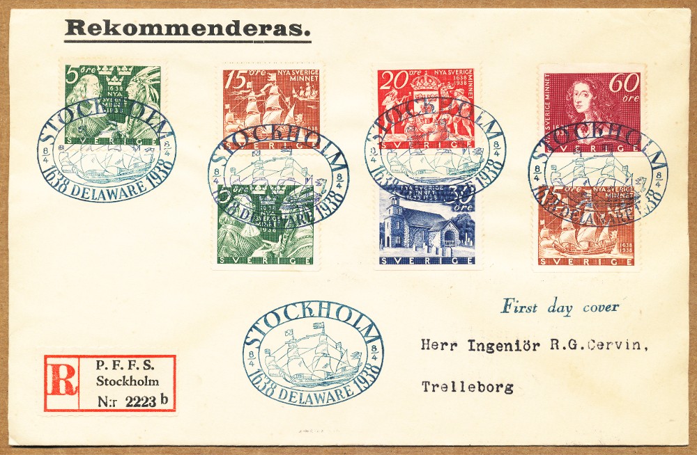 Commems-Collection-Classic:-1936-Delaware-Tercentenary---Involvement--Of-Sweden-&-Finland