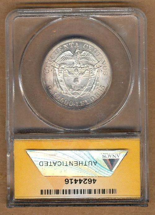 Commems-Collection-World:-1902-Columbia-50-Centavos