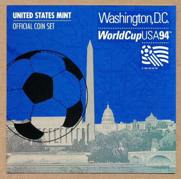Commems-Collection-Modern:-1994-World-Cup-Official-Coin-Sets---Venues