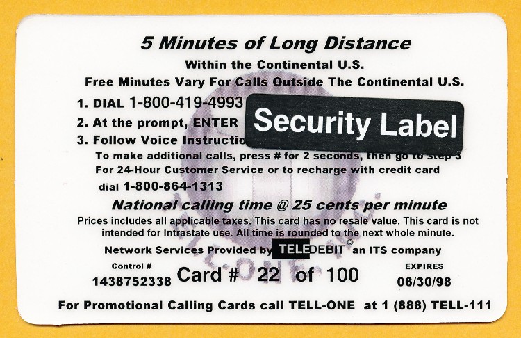 Commems-Collection-Exonumia:-1997-98-B-R-N-A-Convention-Phone-Cards