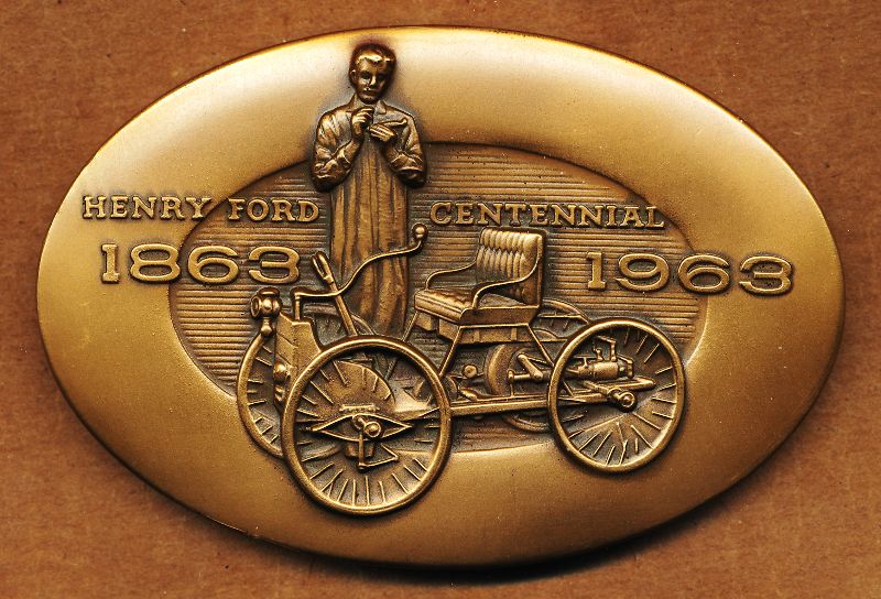 Commems-Collection-Medals:-1963-Henry-Ford-Centennial