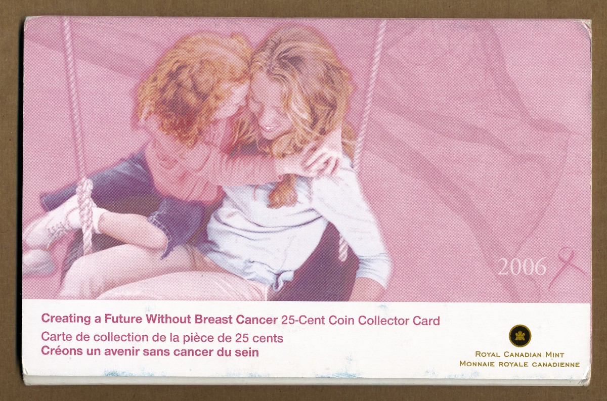 Commems-Collection-Canadian:-2006-Breast-Cancer-Awareness-Silver-$5---Coin-3-Of-12