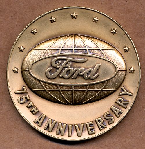 Commems-Collection-Medals:-1978-Ford-Motor-Company---75th-Anniversary