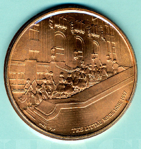Commems-Collection-Modern:-2007-Little-Rock-Coin-And-Medal-Set