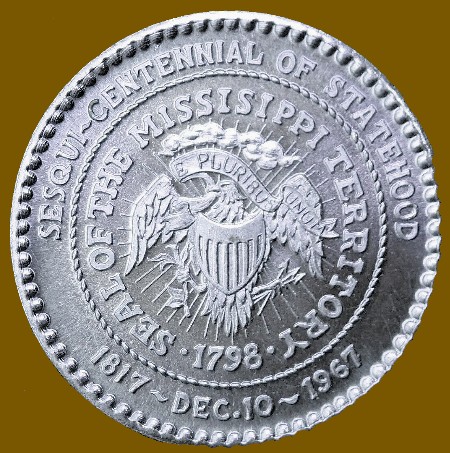 Commems-Collection-Medals:-What-If?-1967-Mississippi-Statehood-Sesquicentennial