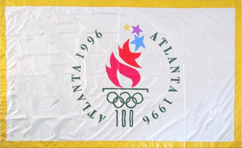 Commems-Collection-Medals:-1992-Atlanta-Olympics---Savannah-Flag-Arrival