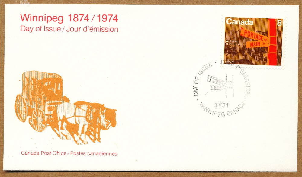 Commems-Collection-Canadian:-1974-Winnipeg,-Manitoba-Centennial---Silver-Dollar