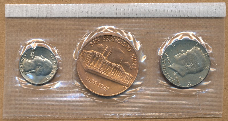 Commems-Collection-Modern:-1975-ANA-Convention-/-SF-Mint-Souvenir-Set
