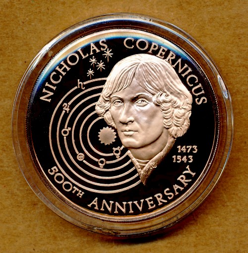 Commems-Collection-Medals:-1973-Nicolaus-Copernicus-500th-Anniversary
