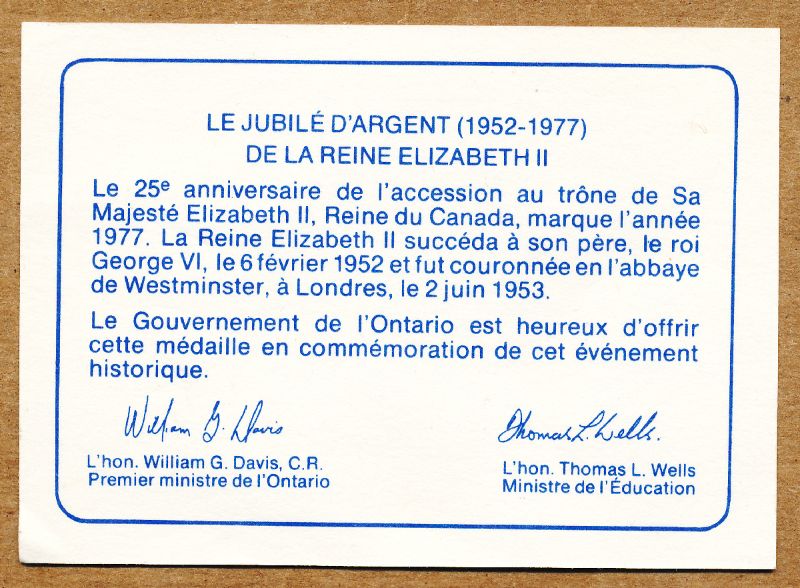 Commems-Collection-Canadian:-1977-Queen-Elizabeth-II--Silver-Jubilee---Silver-Dollar