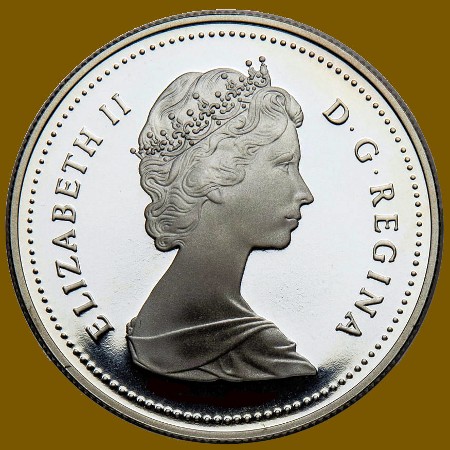 Commems-Collection-Canadian:-1971-British-Columbia-Centennial-Silver-Dollar