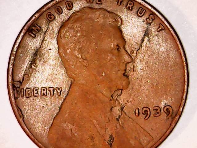 1939--P-Pennies-Lamination