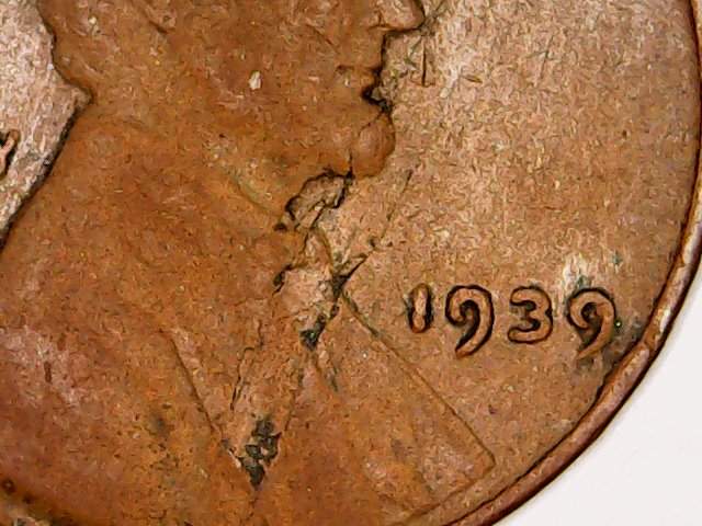 1939--P-Pennies-Lamination