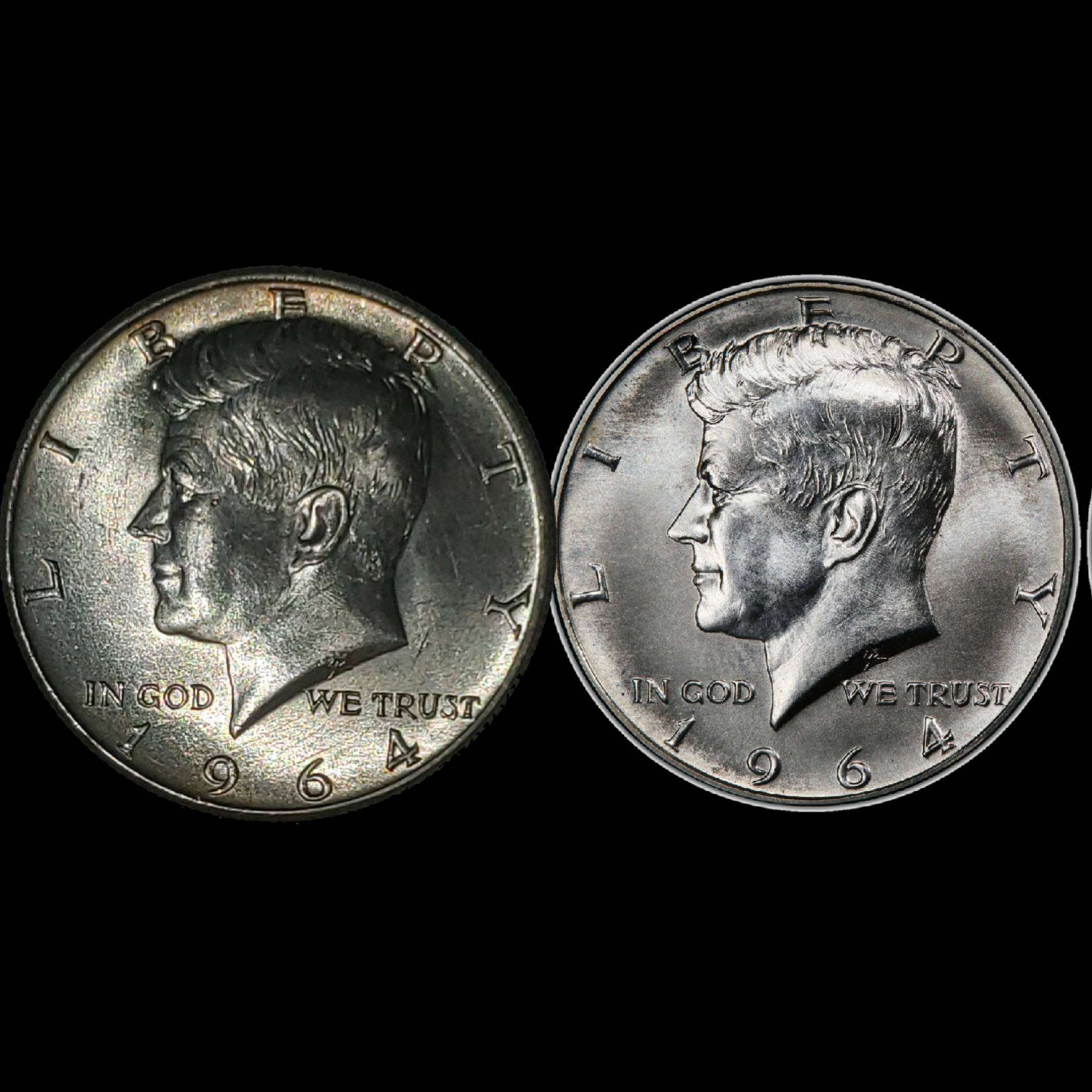 1964-Kennedy-Half.-Are-These-The-Same-Coin?