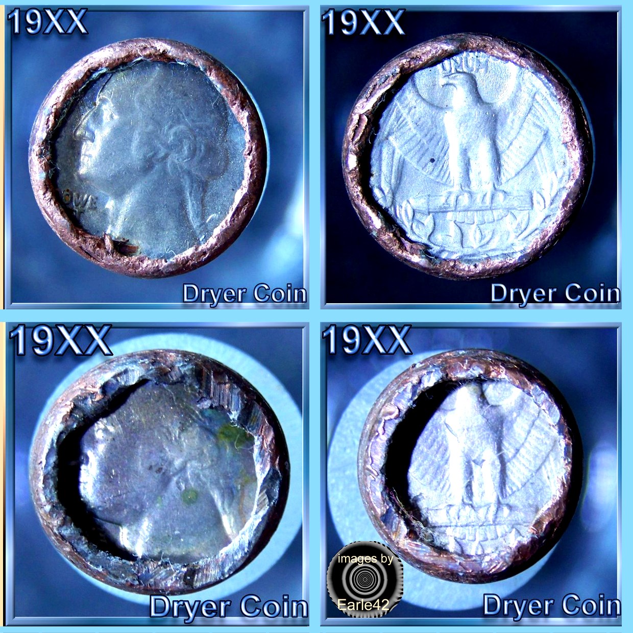 Dryer-Coins-Explained-With-Image-Gallery,-Many-Pictured,-Some-Extreme