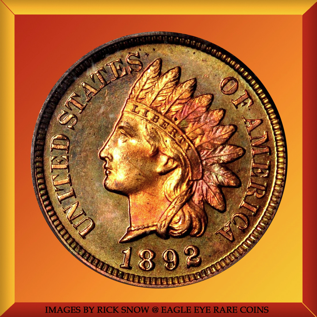 Strange-Neon-Green/Copper-Lincoln-Cent-1955-S