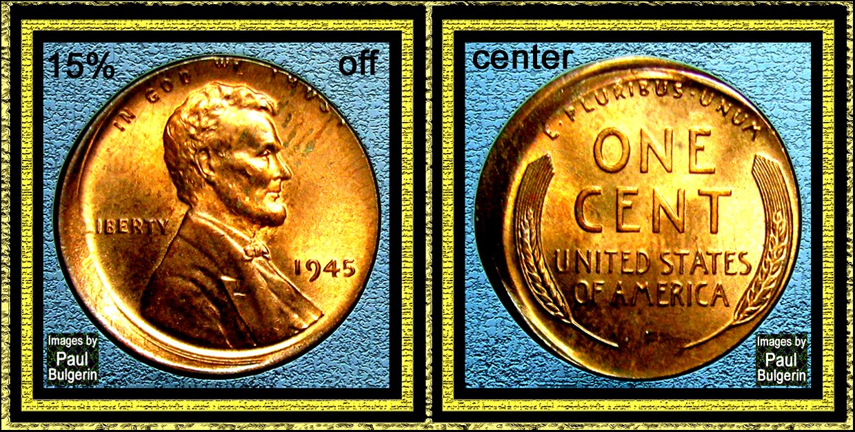 Red-BU-1945-Lincoln-Cent-Struck-Off-Center