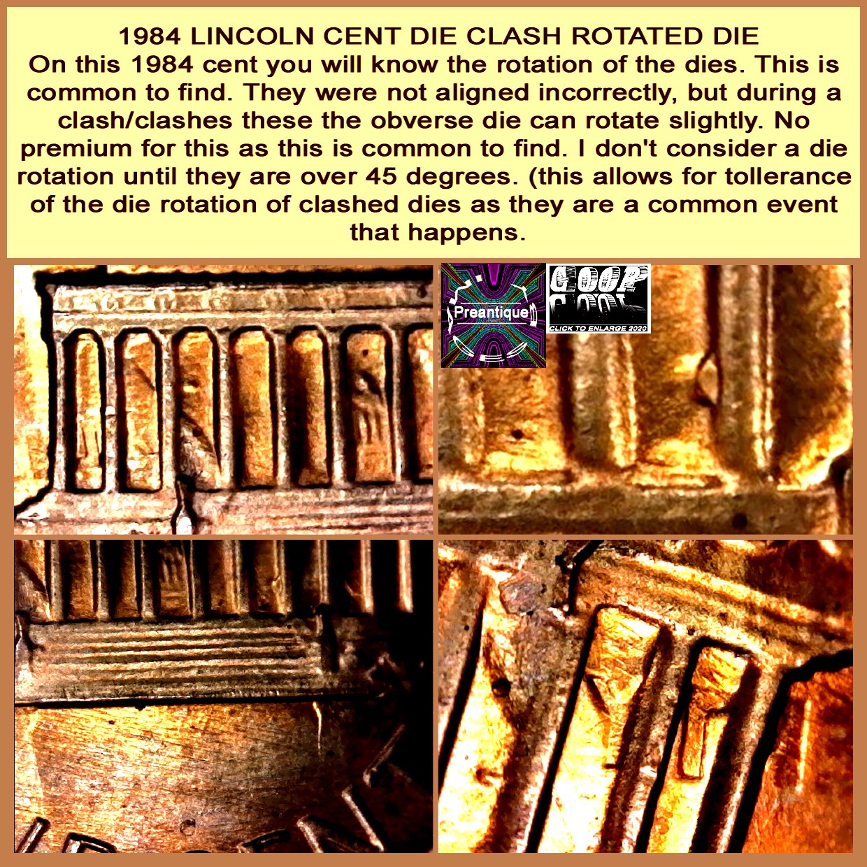 1985-Penny,-Reverse-Seems-To-Be-Some-Extra-Dies-Column-4-And-5?-What-About-The-Year?-Is-It-DD?