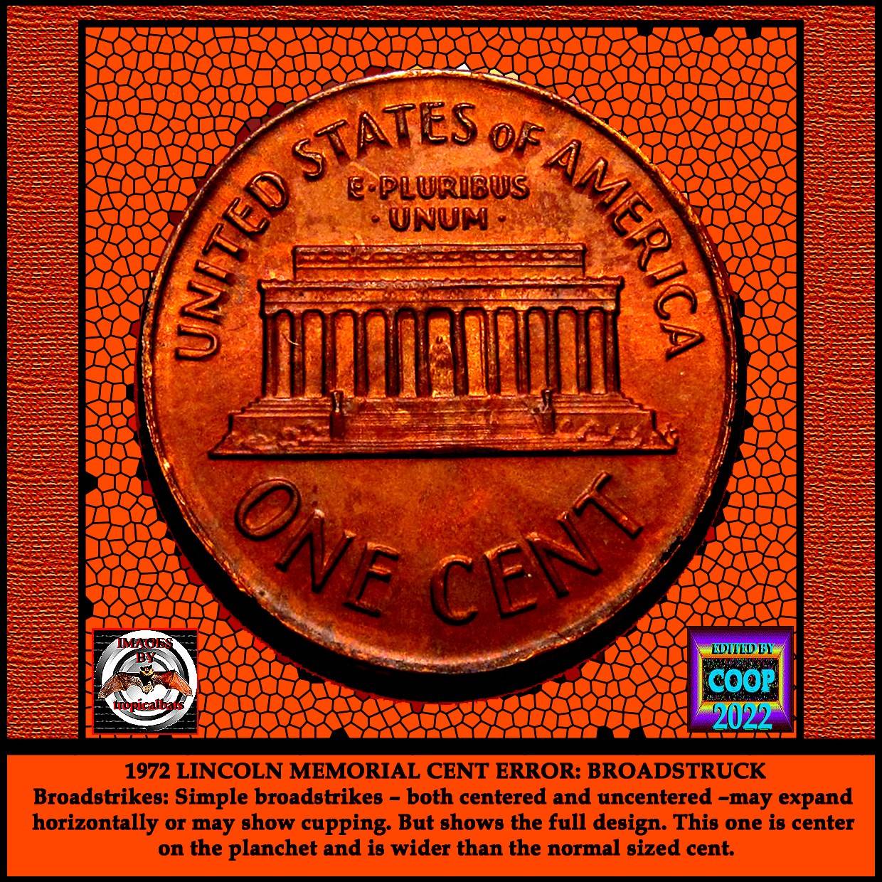 1972-Lincoln-Memorial-Cent-Mint-Error---Broadstruck