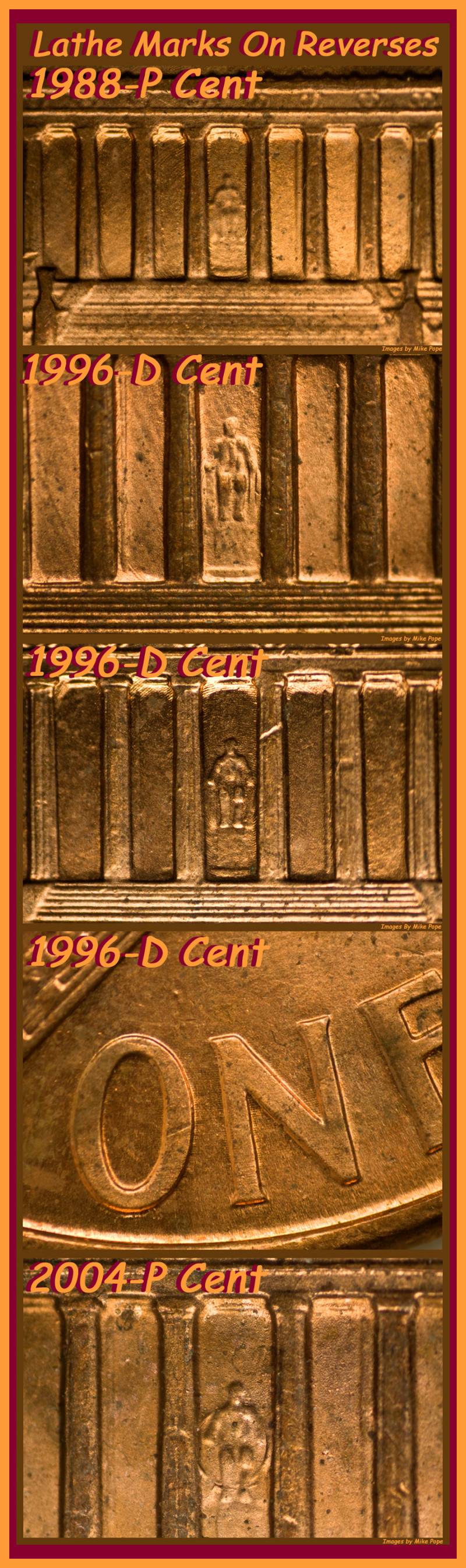 1996-D-Lincoln-Memorial-Cent-With-Concentric-Lathe-Lines-Found-CRH!